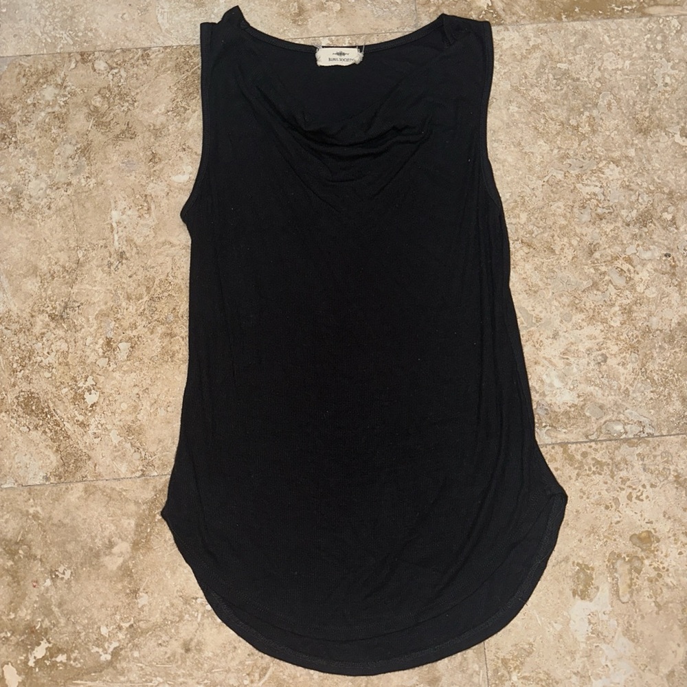 Elegant Black Sleeveless Tank Top